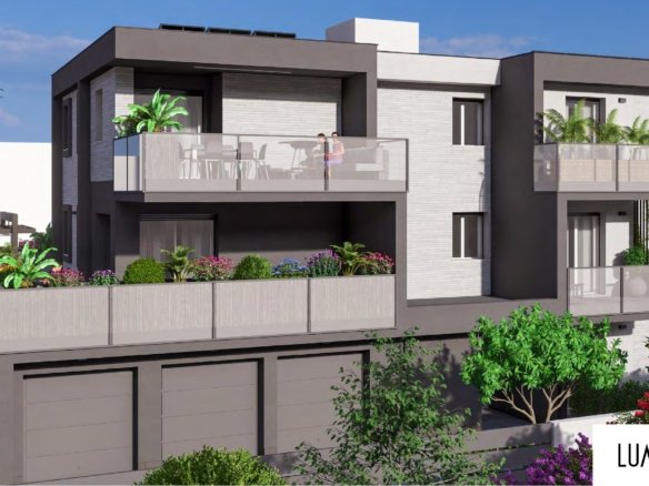 Appartamento con camera da letto e balcone
