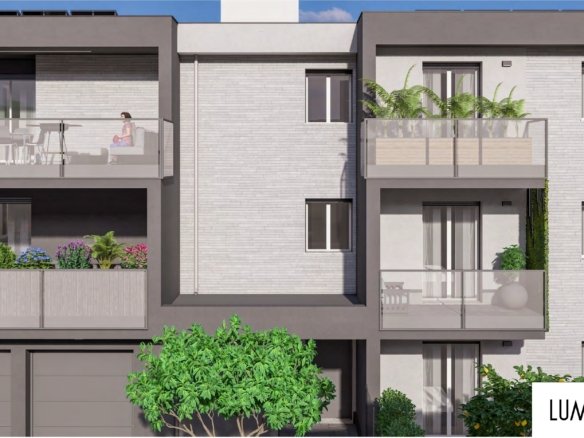Appartamento con camera da letto e balcone