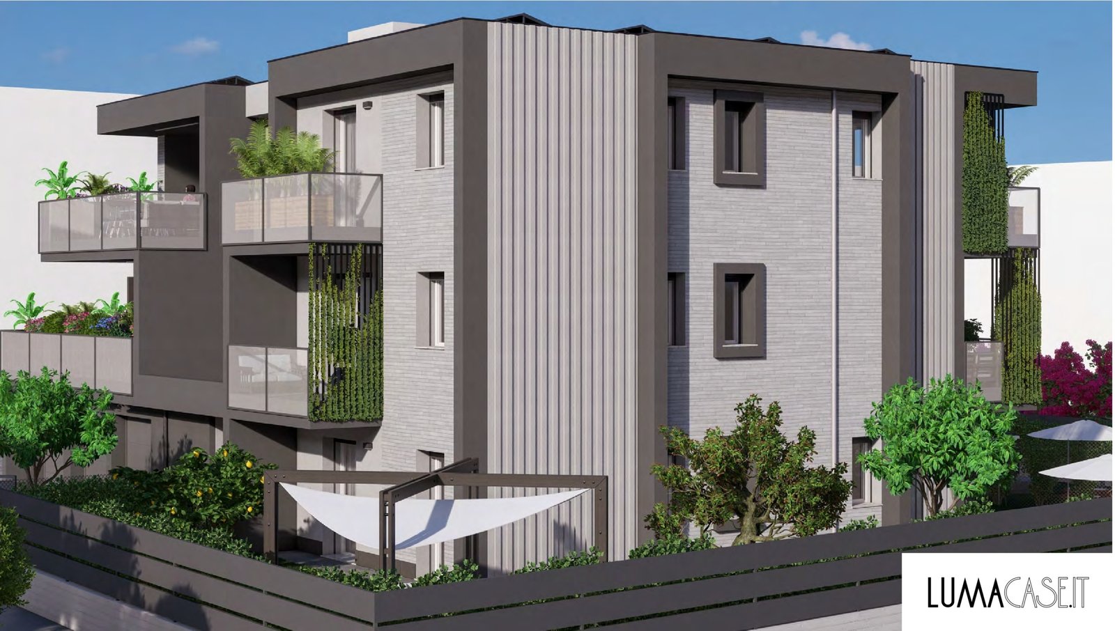 Appartamento con camera da letto e balcone
