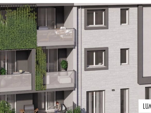 Appartamento con camera da letto e balcone