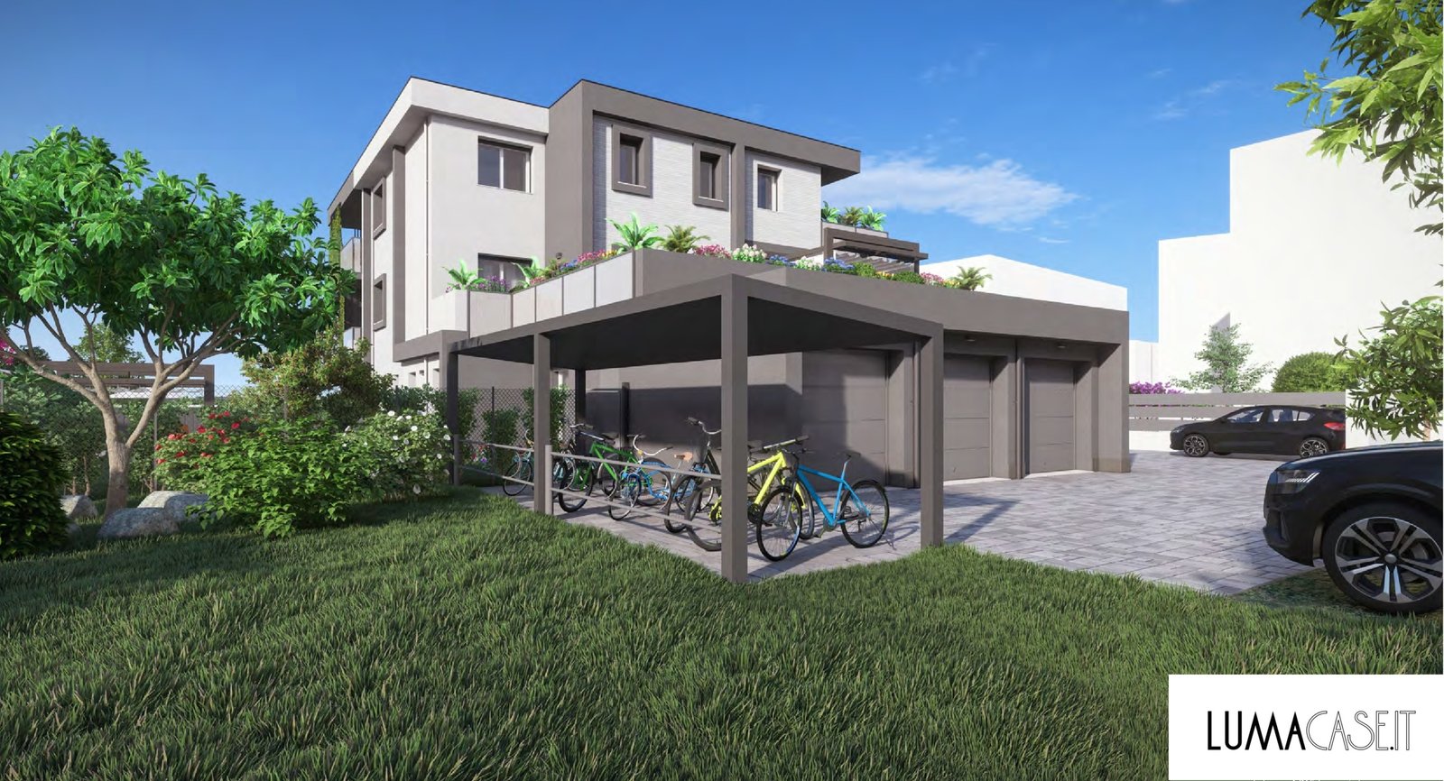 Appartamento con camera da letto e balcone