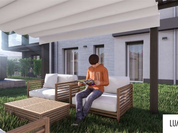Appartamento con camera da letto e balcone