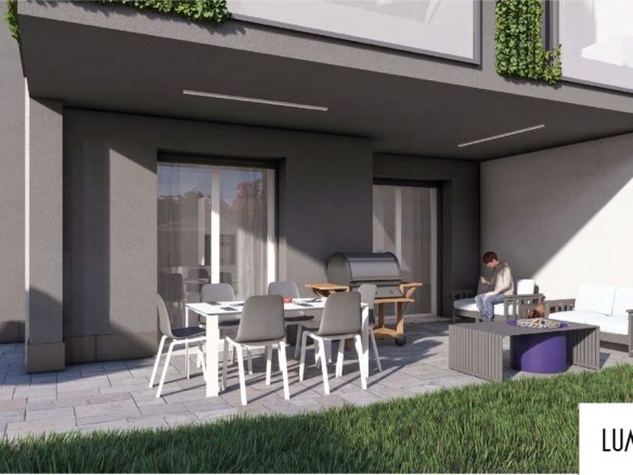 Appartamento con camera da letto e balcone