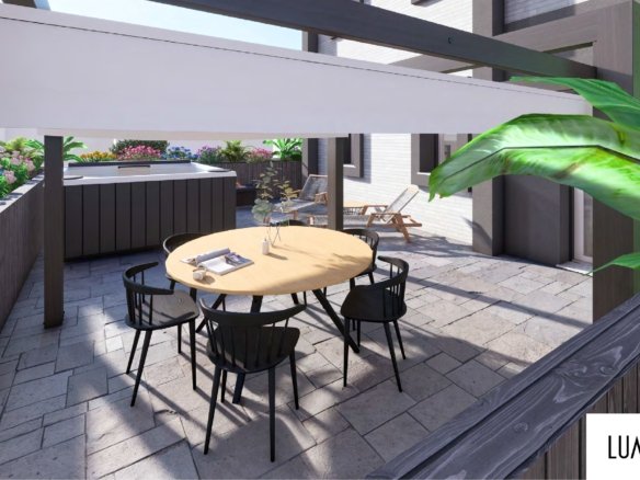 Appartamento con camera da letto e balcone