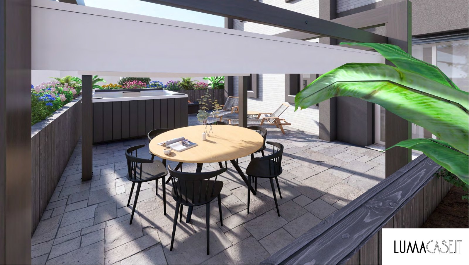 Appartamento con camera da letto e balcone