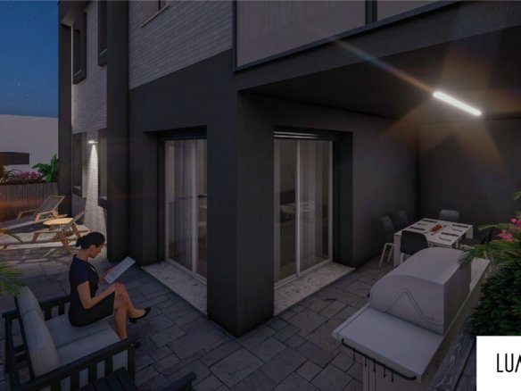 Appartamento con camera da letto e balcone